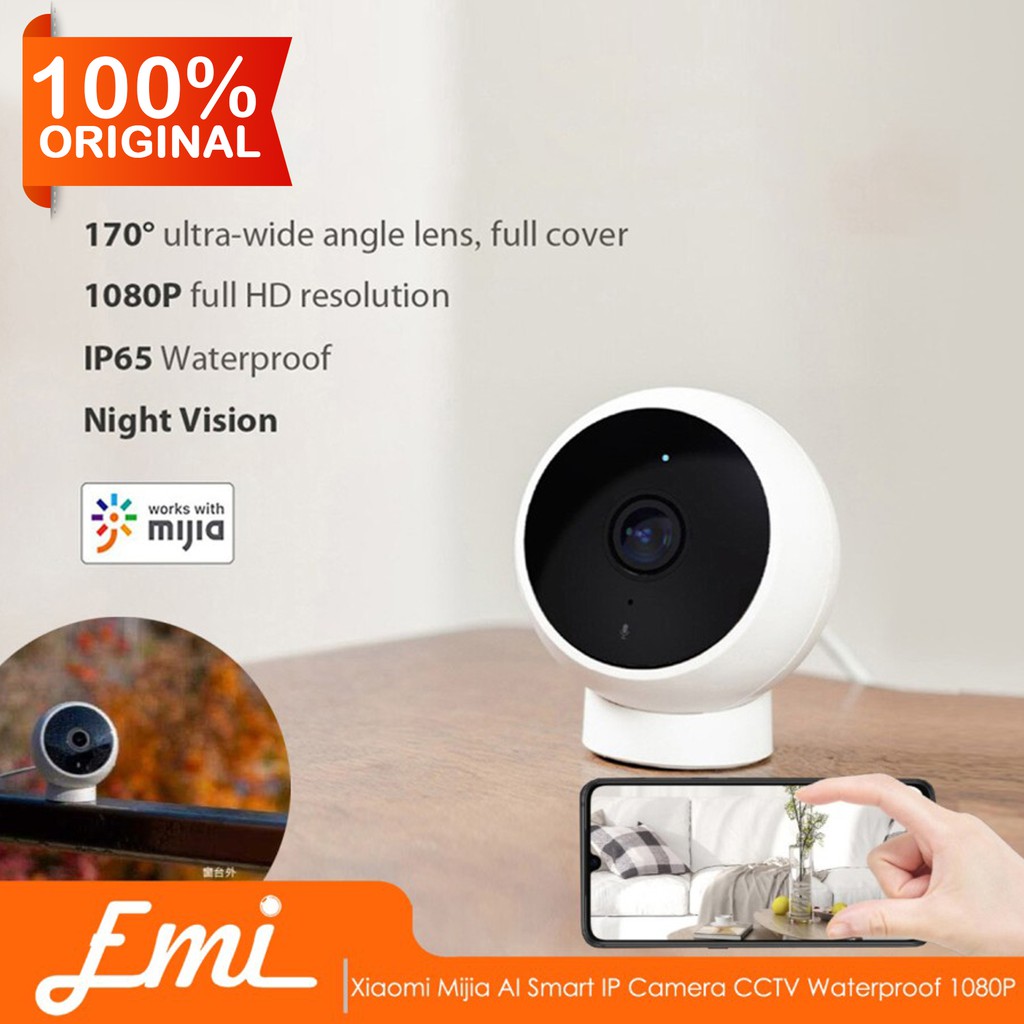 Mijia AI Smart IP Camera CCTV Waterproof 2K- MJSXJ03HL