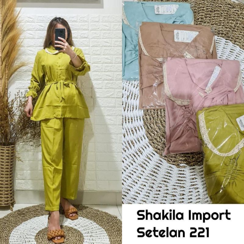One Set Celana / Setcel Shakila Renda by Berlin