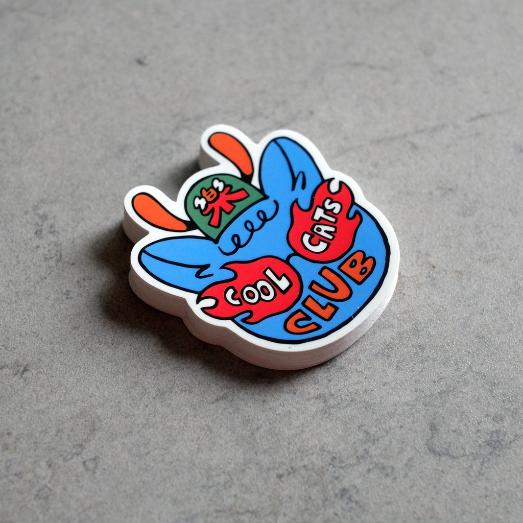 

Cool Cats Club Vinyl Sticker