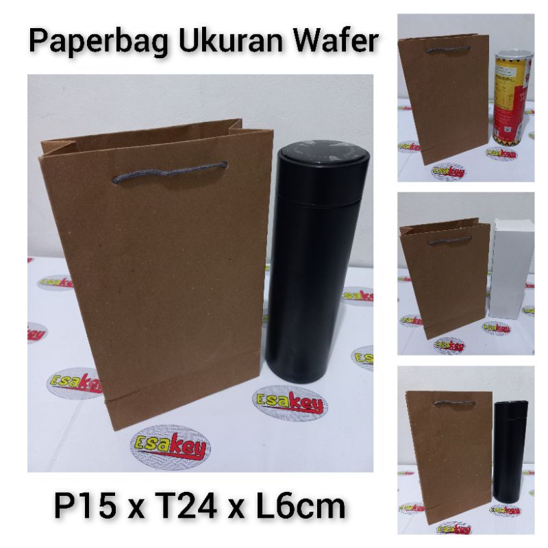 

Lusinan (12 Pcs) Paper Bag 15x25x6cm (Hatari)