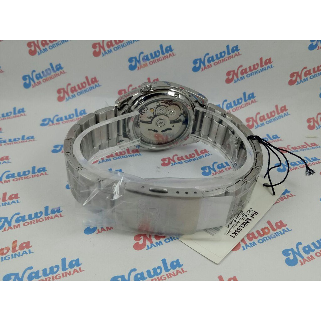 Seiko 5 SNKL55K1 Automatic Black Dial - Jam Tangan Pria SNKL55