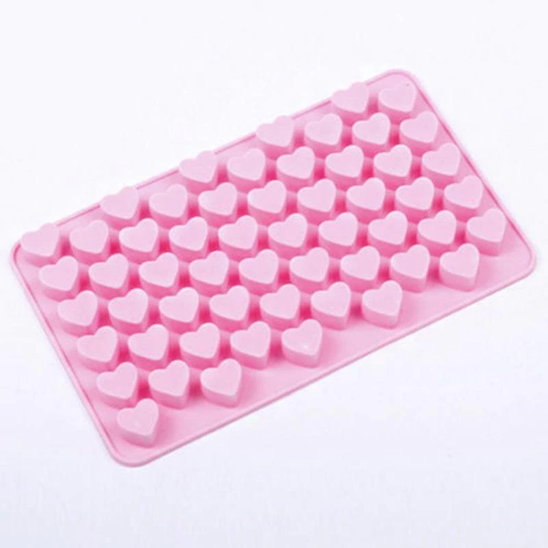 Cetakan Coklat Es Batu Ice Cube Tray Mold Model Love - HP8163 - Pink