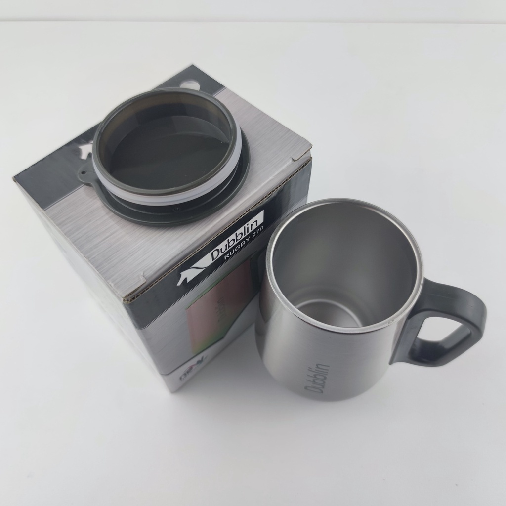 GU Mug Gelas Cangkir Tahan Panas Dubblin Rugby 270 ML Stainless Steel ASJ