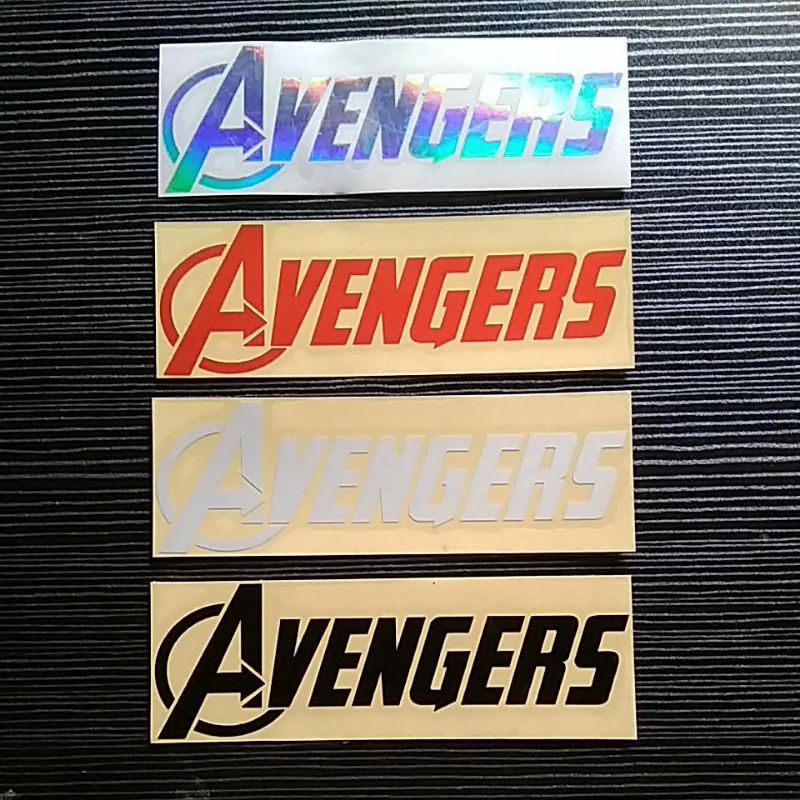 STICKER AVENGERS CUTTING