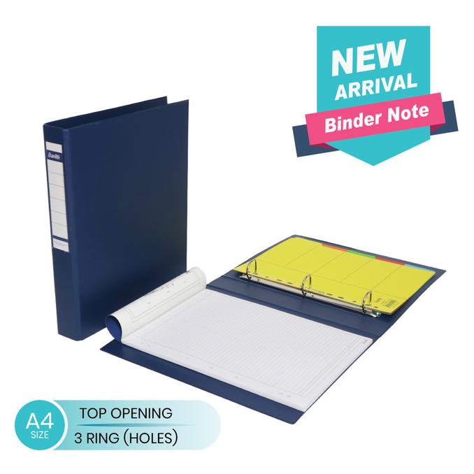 

Bantex Binder Noted A4 Top Opening 3 Ring #A126
