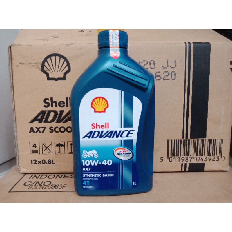SHELL AX7 1L 4 tak Original