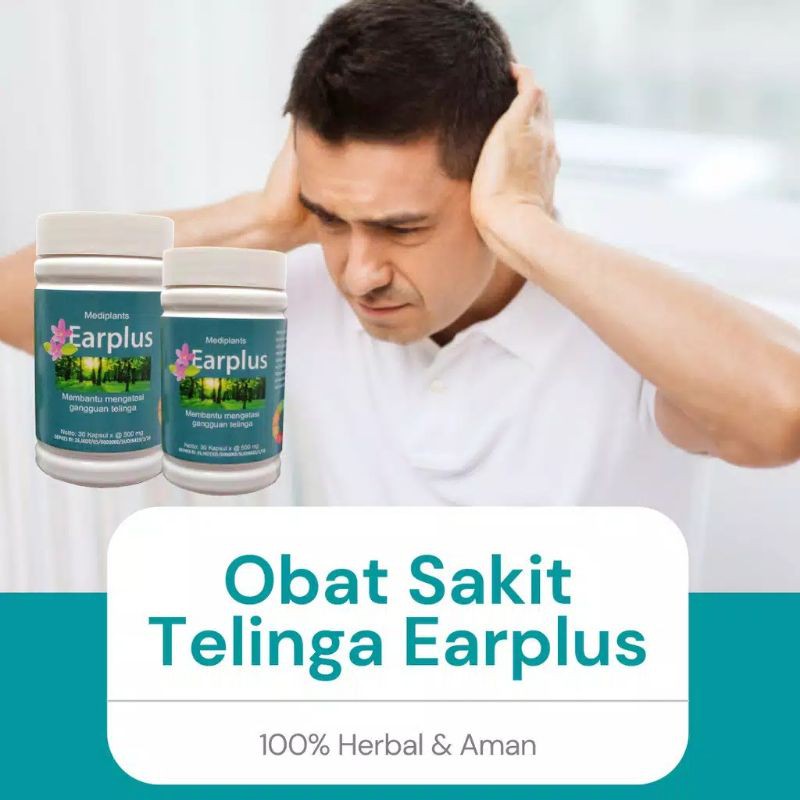 EARPLUS OBAT HERBAL RADANG TELINGA & OTITIS MEDIA