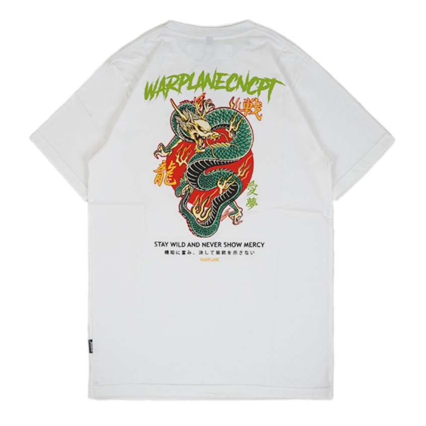 Wrpln TSHIRT - Drgn White /Kaos Dewasa/Kaos Pria / Kaos Warplane