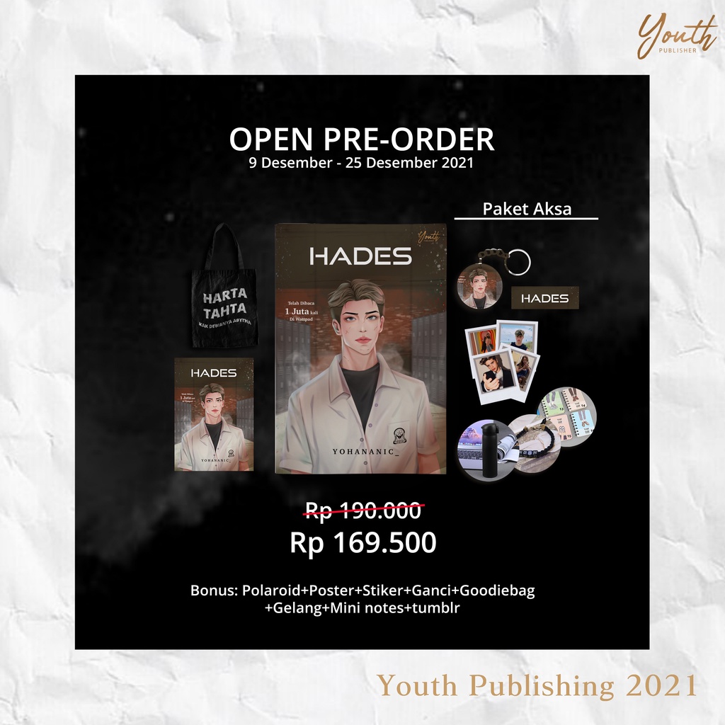 [ READY STOK ] Novel Prince / Hades + TTD - Yohananic