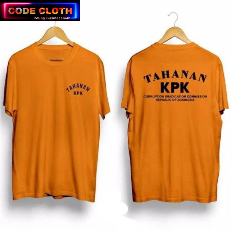 BAJU KAOS TAHANAN KPK #KPK #KAOSTAHANAN #TAHANKPK