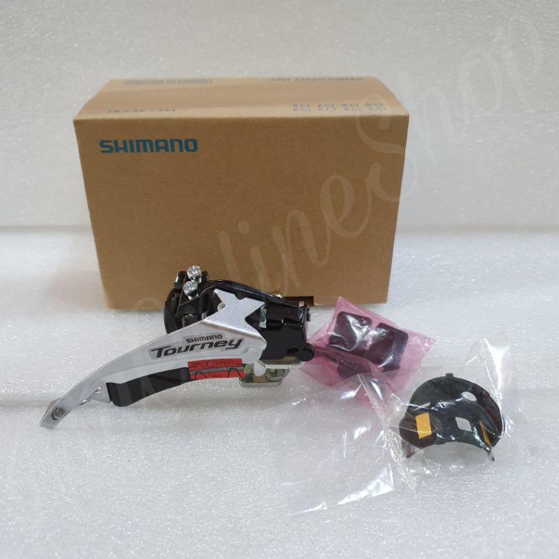FD SHIMANO Tourney TY510 3 Speed w/ adaptor Front Derailleur TOP SWING Dual Pull 48T