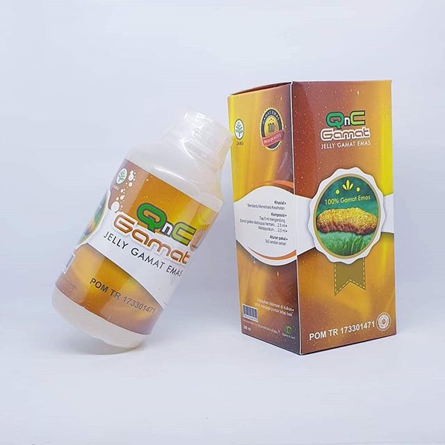 Obat Batu Empedu Herbal Batu Ginjal Alami Qnc Jelly Gamat 300 Ml Original BPOM Dan Halal MUI