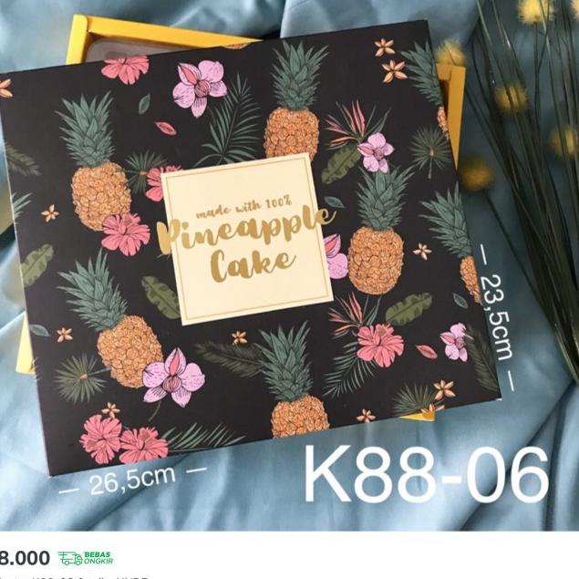 

10.10 Terlaris K8806 Isi 5 Kotak Dus Nastar Nanas Packaging Serbaguna K88