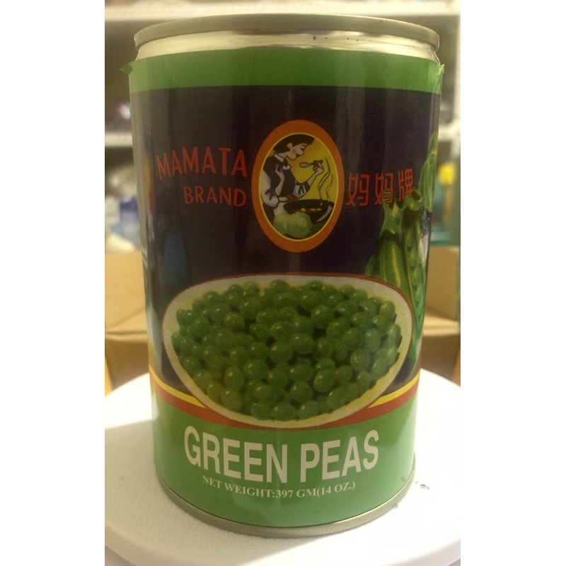 

Kacang Polong MAMATA BRAND kemasan Kaleng 397 gram