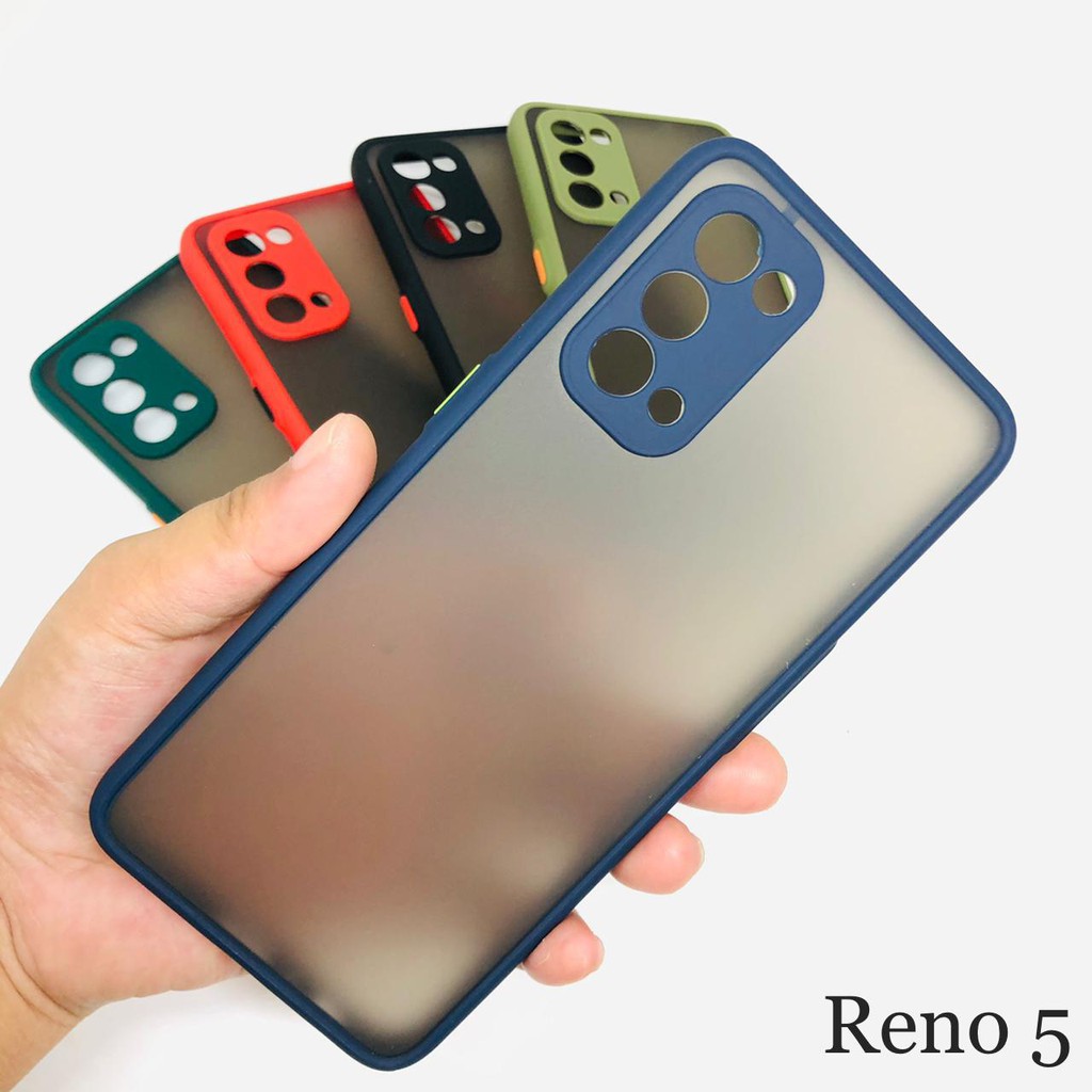 Soft Case oppo reno 5 Pelindung Kamera Bumper Bahan Silikon Tpu Tahan Banting Untuk Oppo Reno 5F new