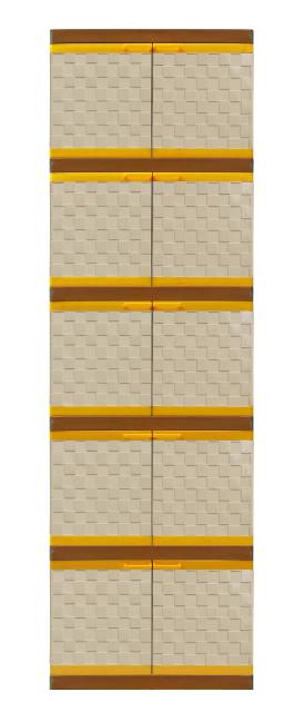Lemari Plastik MIni Club Rotan 5 susun-1