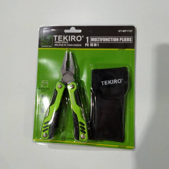TEKIRO tang lipat 18 in 1 multifungsi multifunction pliers ORIGINAL