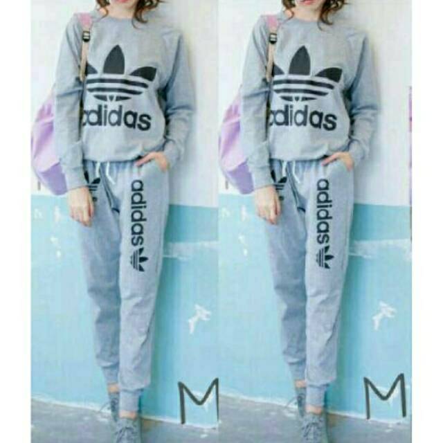 Set Long Adidas Cewek Wanita Murah Terbaru