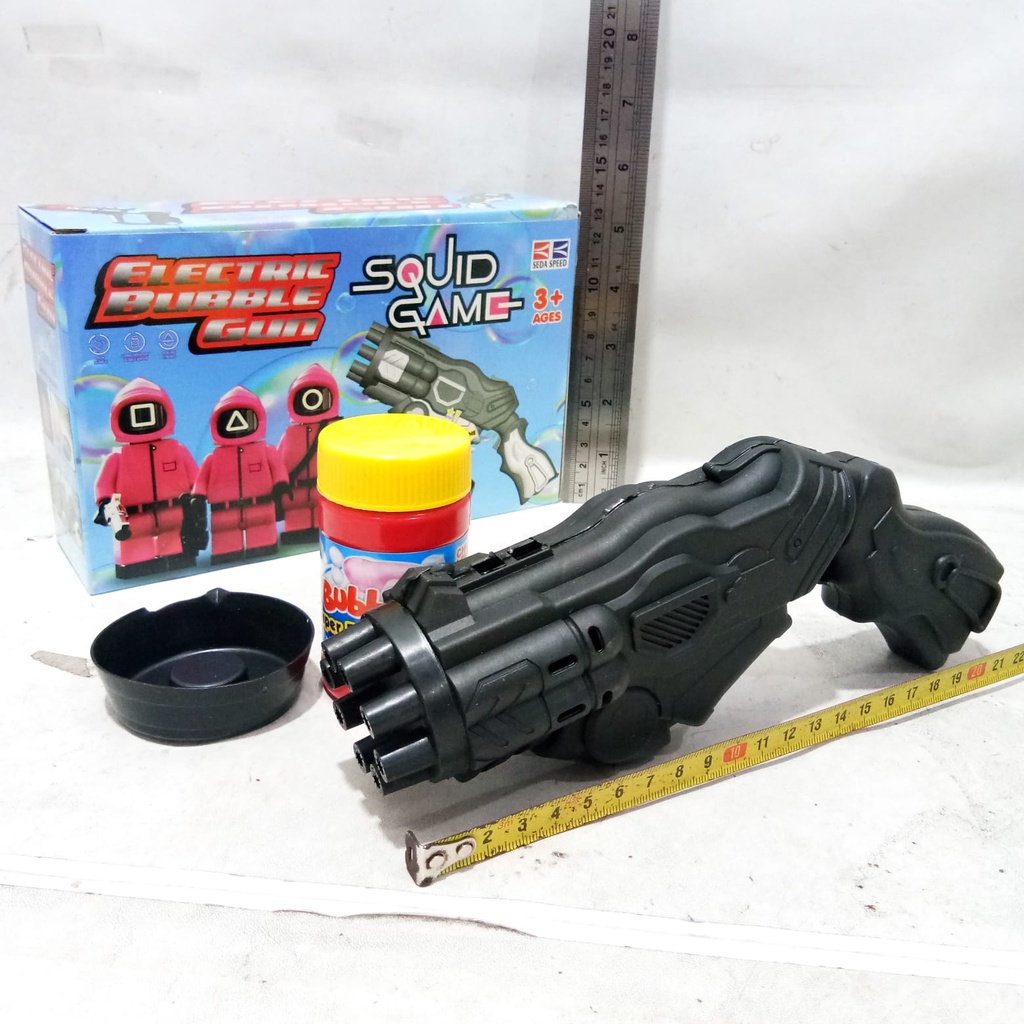 Gatling Bubble Gun Pistol Gatling Bubble Gun Toys Gatling Bubble Mesin 9959H