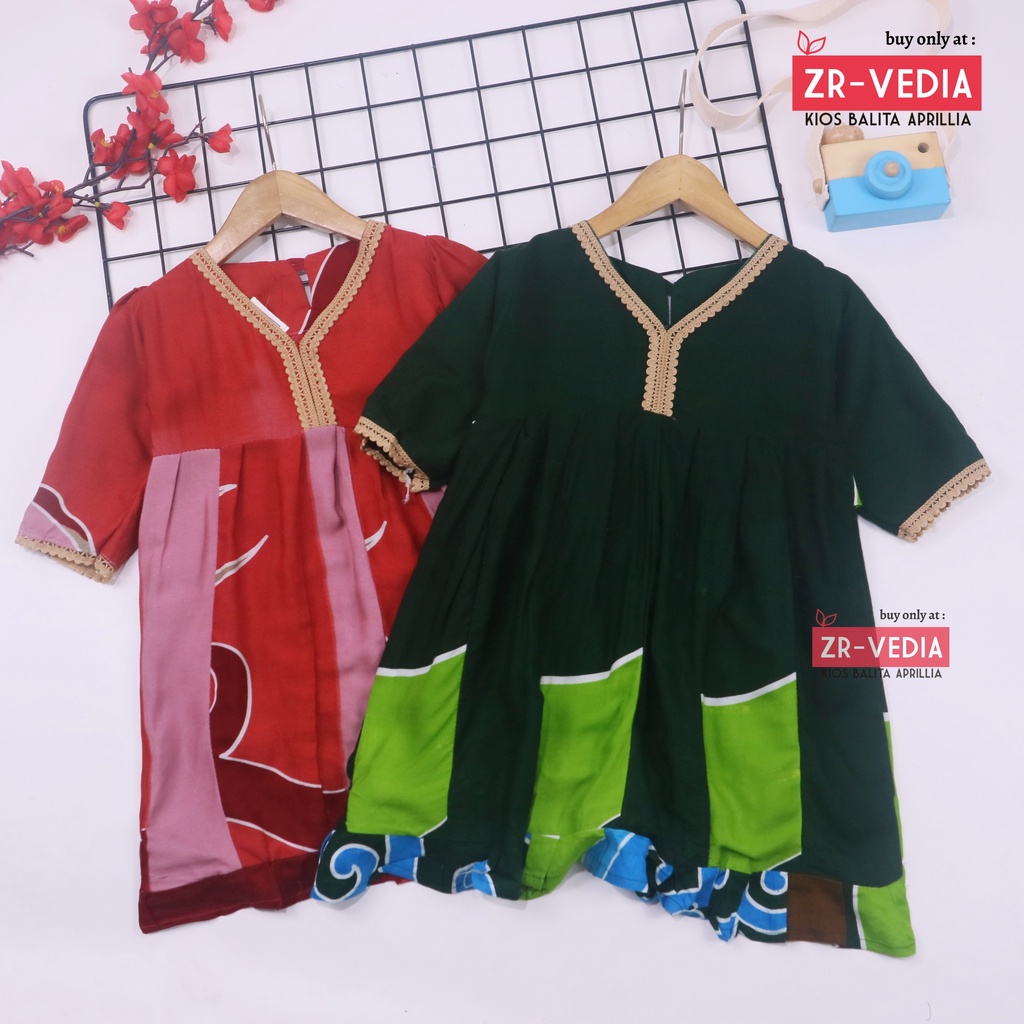 Dress Arabia uk 1-7 Tahun / PREMIUM Daster Arab Blouse Dres Anak Perempuan Lengan Baju Balita Import