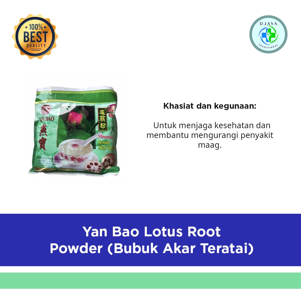 

Yan Bao Lotus Root Powder Minuman Bubuk Akar Teratai
