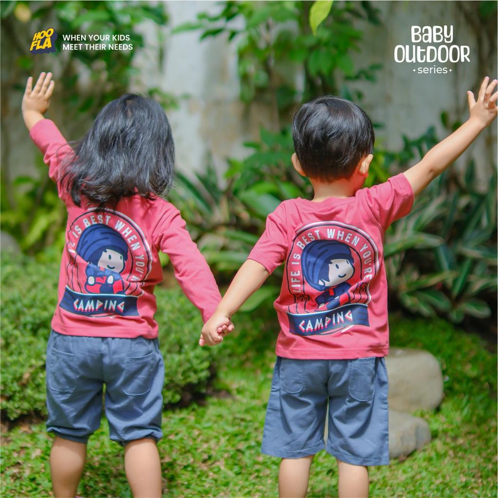 Pakaian Anak Bayi Balita Usia 6 Bulan - 5 Tahun Keren Lucu Set Baby Outdoor Hooflakids Setelan Baju Celana Premium Laki Laki Tangan Pendek Perempuan Lengan Panjang Original Branded 1 2 3 4 7 8 9 10 11 12