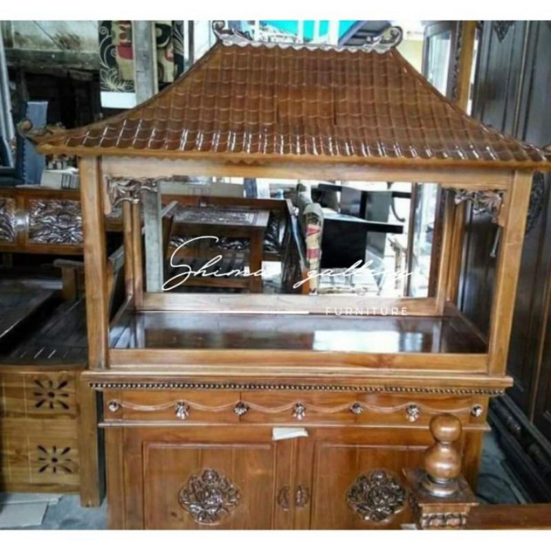 Jual Aquarium kayu jati / Aquarium ukiran / Aquarium mebel jepara ...