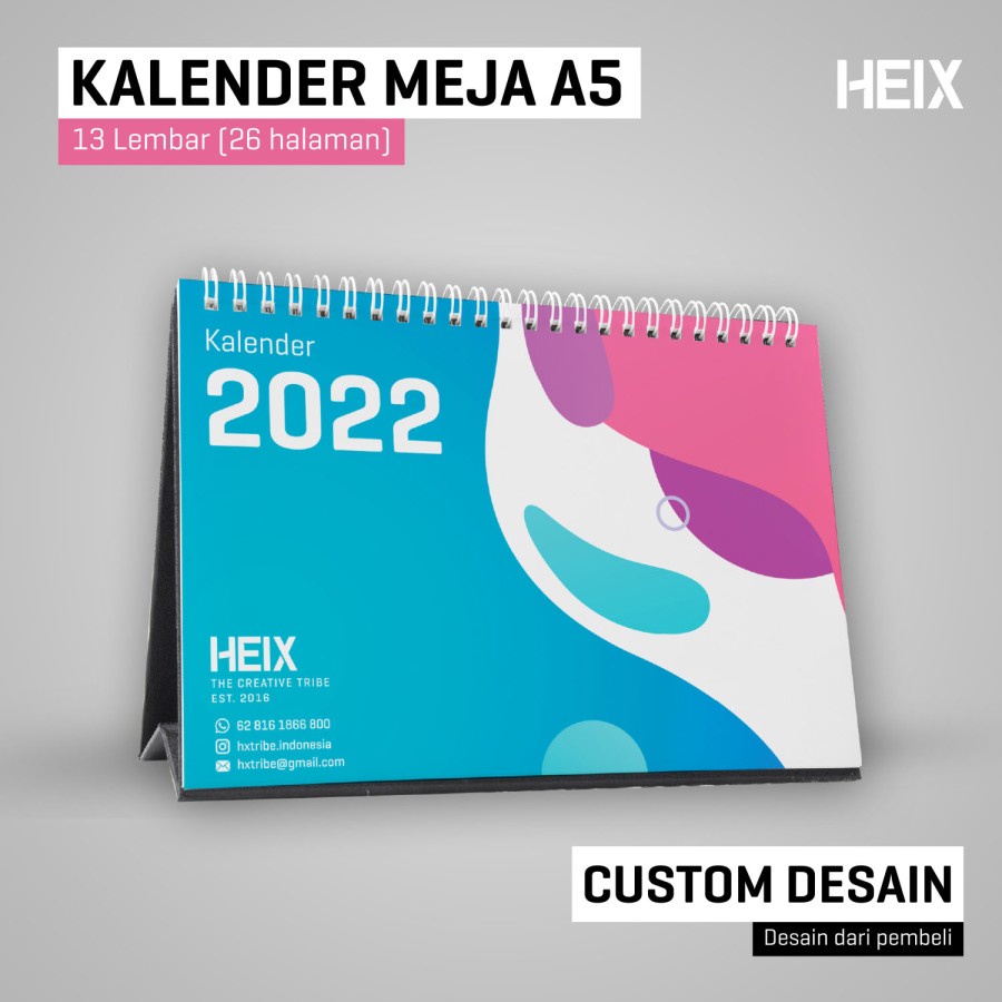 

Kalender Meja A5 13 Lembar / 26 Halaman - Kalender Duduk