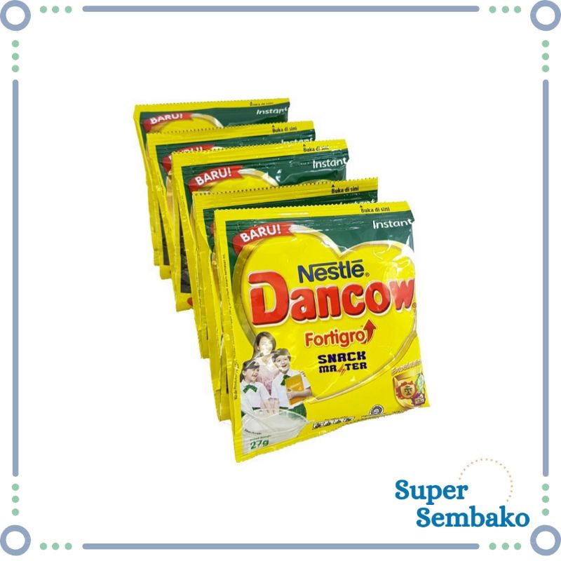 

SUSU BUBUK ANAK INSTANT DANCOW VANILLA FORTIGRO 27g RENCENG ISI 10 SACHET