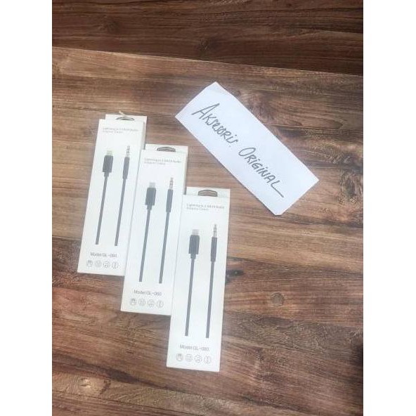 Stok terbatas!.. Kabel AUX iPhone Lightning to Jack 3.5mm Audio iPhone 7 8 X XR XS Max 11 Pro Max