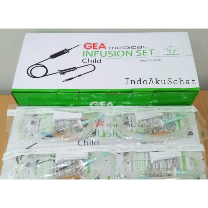 Infuset Set GEA / Anak dan Dewasa GEA Pcs