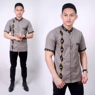 Baju Koko Pria Muslim Gus Azmi Syubbanul Muslimin Bordir Baju Koko Pria Muslim Gus Azmi Syubbanul Muslimin Bordir