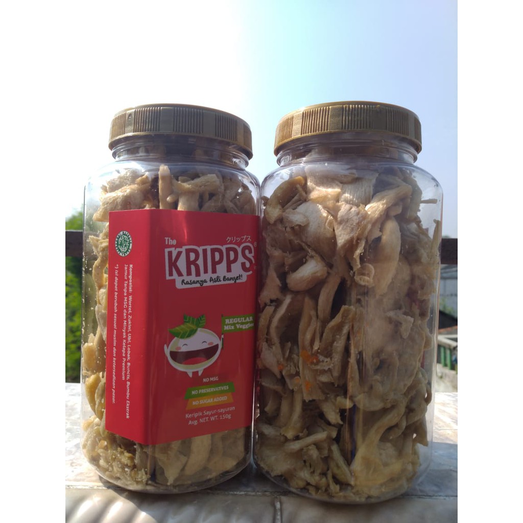 

The Kripps Chips Kripik JAMUR Reguler 150gr