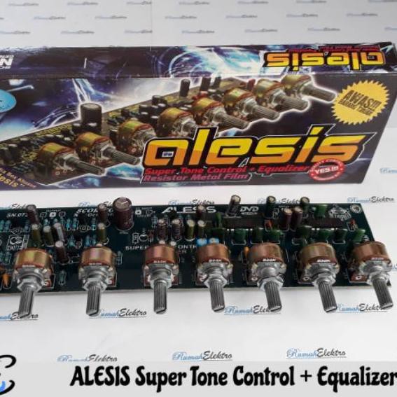 _ BDK ALESIS Stereo Tone Control plus Equalizer ✬