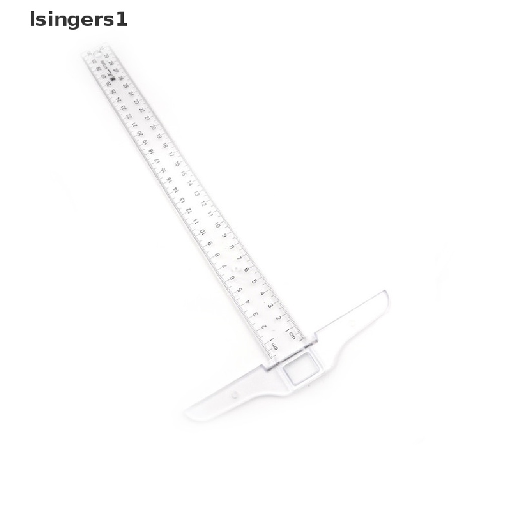 (lsingers1) Penggaris Metrik T Square Dua Sisi Bahan Plastik Ukuran 30cm