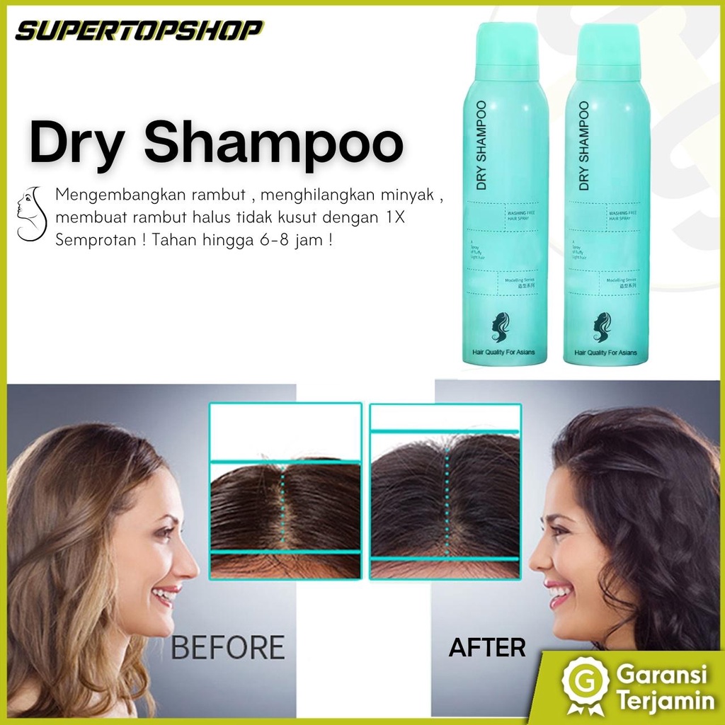 Dry Shampoo Semprotan Rambut Kering Untuk Mengembangkan Rambut menghilangkan minyak rambut kontrol minyak rambut