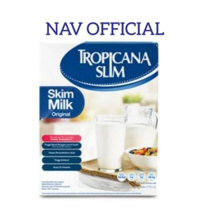 

[KODE LL7OO] TROPICANA SLIM Non Fat Skim Milk Plain (Susu NFDM Original) 1Kg/1000gr