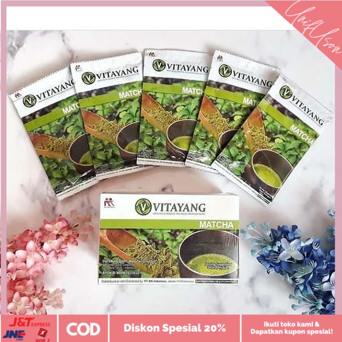 

⭐COD⭐ vitayang matcha teh hijau ber-klorofil ORIGINAL from KK Indonesia