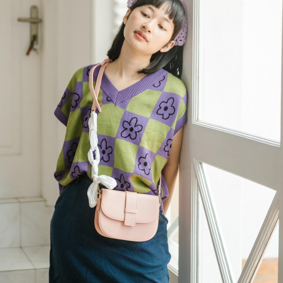 Paling Diminati.. IGOTCHA Sling Bag - Lena Bag Sling Bag Syal Satin [A-4]