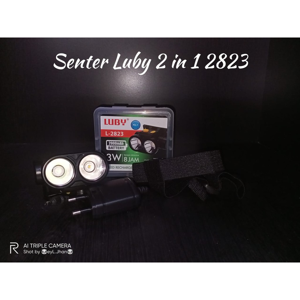Senter Headlamp Luby  L2823 2in1