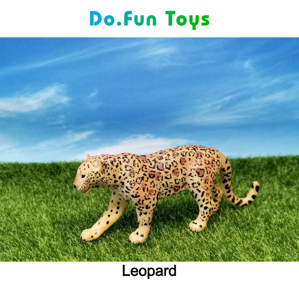 Animal Figurine | LEOPARD / Mainan Miniatur Macan Tutul