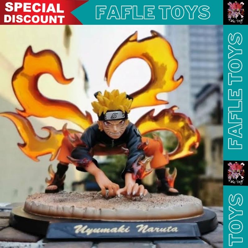 PVC Naruto Kyubi 4 tails / Action Figure Kyubi Naruto / Naruto Kyubi figure 4 tails / action figure 
