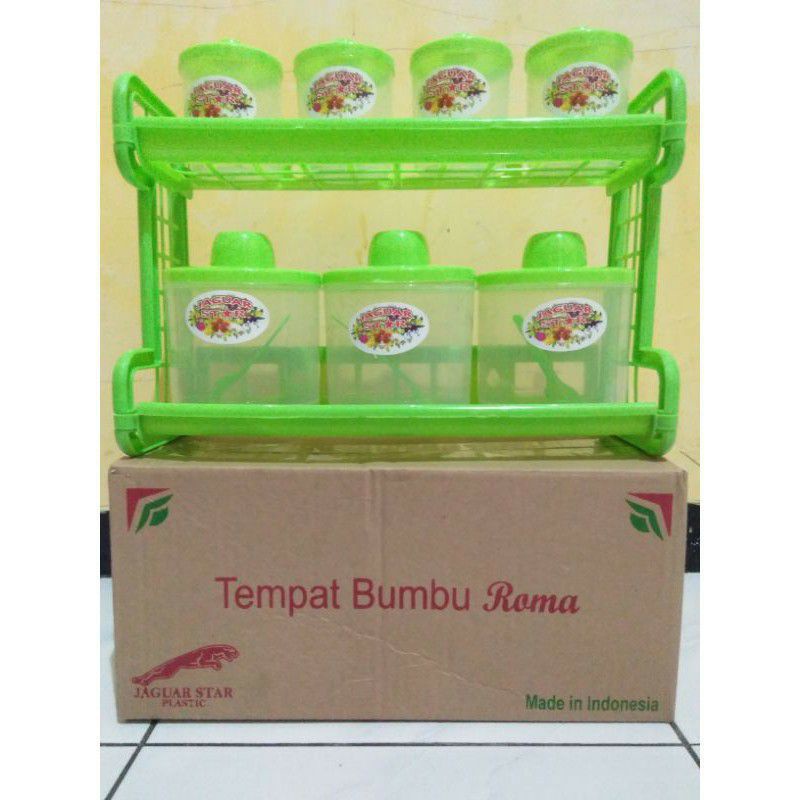 [ ⭐⭐⭐⭐⭐ ] Rak tempat bumbu KITCHEN set  susun 2 JAGUAR RAMA