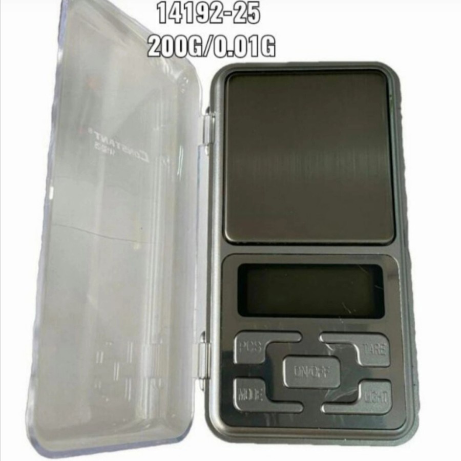 Timbangan Emas Digital Mini Pocket Scale 0,01 - 200 Gram Constant