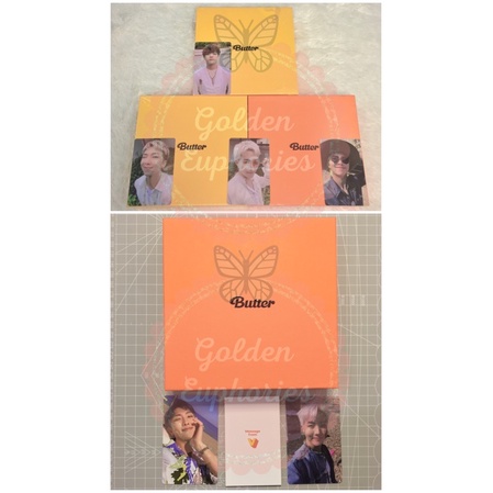 BTS Album Butter CD Lucky Draw LD M2U/Power Station PWS RM/Namjoon J-Hope/Hoseok V/Taehyung Sealed/U