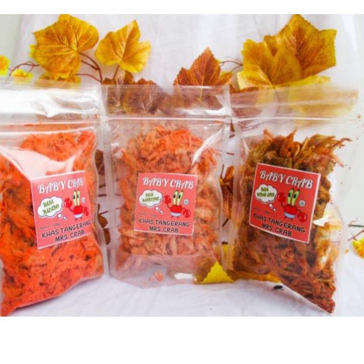 

Pasti Ada BABY CRAB KRISPY HALAL!!! 100gr/ BABY RAJUNGAN KRIUK 04J``