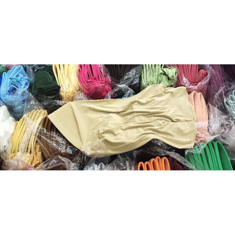 Hijab Pendek Sport / Hijab sport jersy premium / bergo sport pendek / hijab sport-Coksu