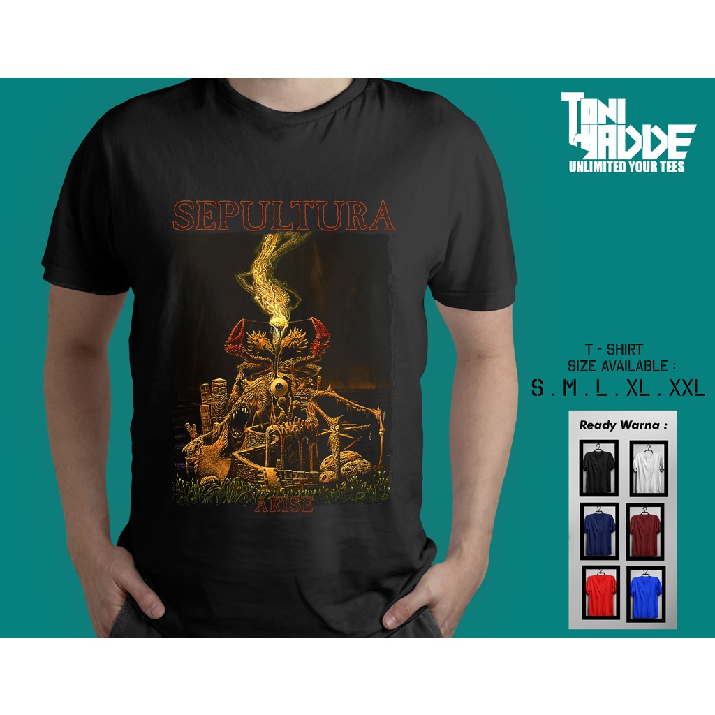 Kaos SEPULTURA Arise / Kaos Music Band Rock Metal