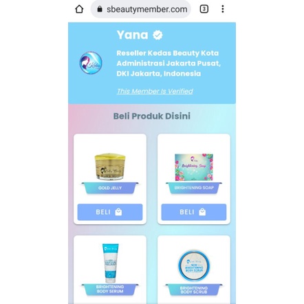 Body Serum Kedas Beauty Original 100%  BPOM ( COD Free Gift )-1
