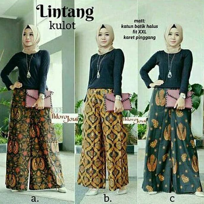 Murah Meriah Kulot/Kulot Batik/Rok Kulot/Rok Panjang/Rok Bermotif
